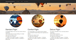 Desktop Screenshot of cappadociaballoontours.net