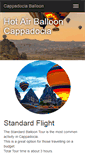 Mobile Screenshot of cappadociaballoontours.net