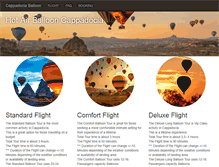 Tablet Screenshot of cappadociaballoontours.net